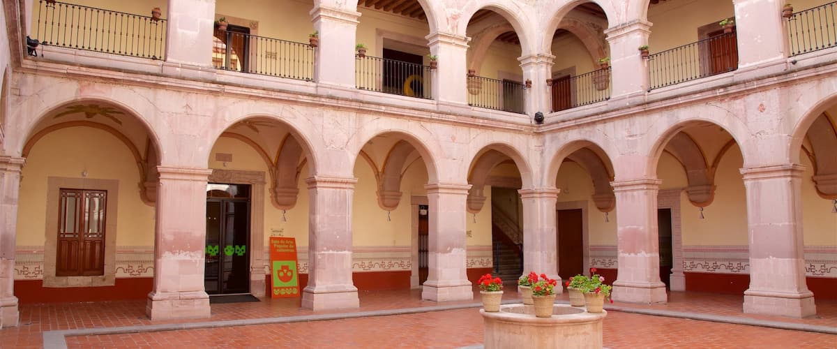 Museo Nacional de la Muert mostrando un parque o plaza