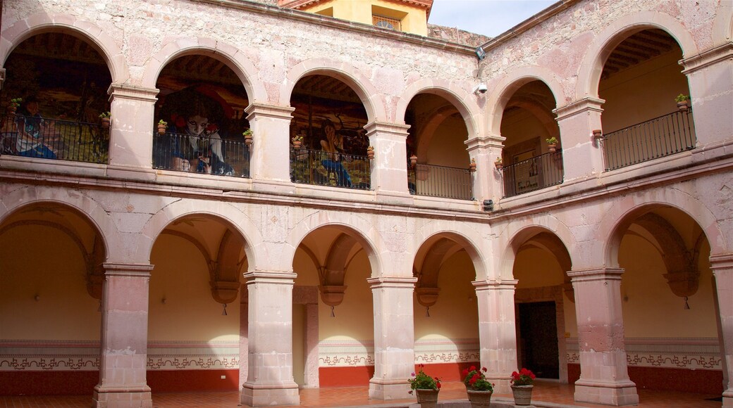 Museo Nacional de la Muerte som visar historiska element