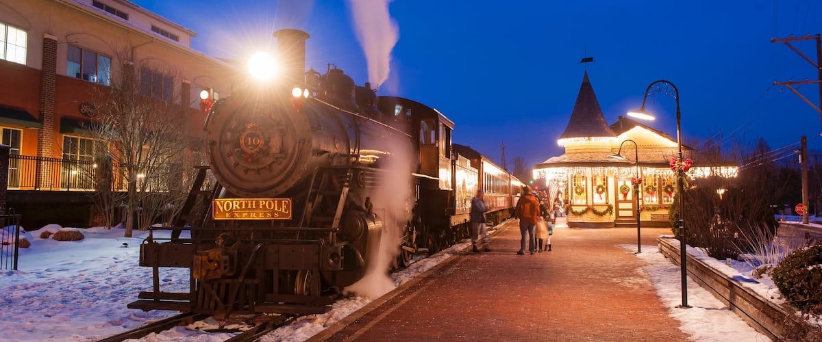 New Hope qui includes scĂšnes de nuit, articles ferroviaires et neige