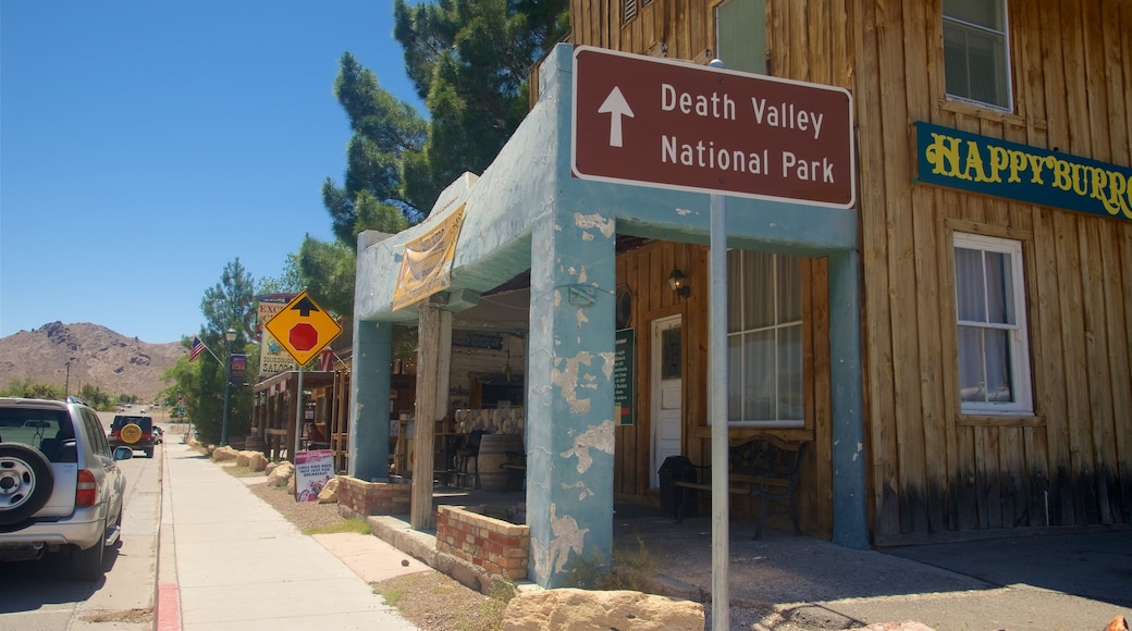 Beatty which includes a small town or village and signage