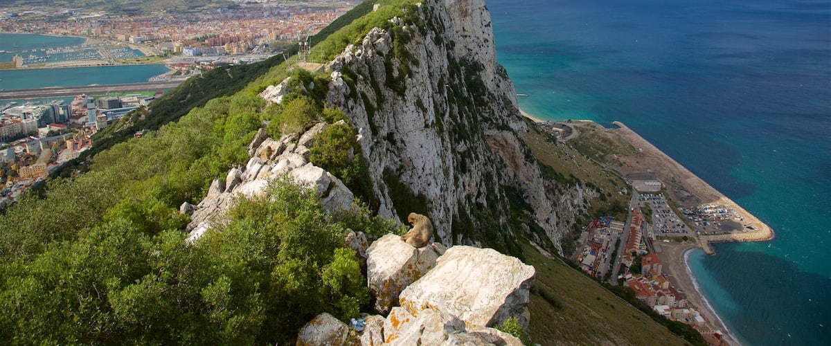 Gibraltarin kallio featuring maisemat, yleiset rantanäkymät ja vuoret
