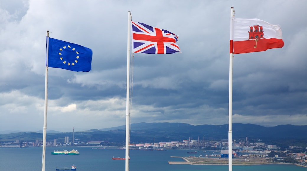 Military Heritage Centre and Great Siege Tunnels featuring general coastal views, a city and a bay or harbour