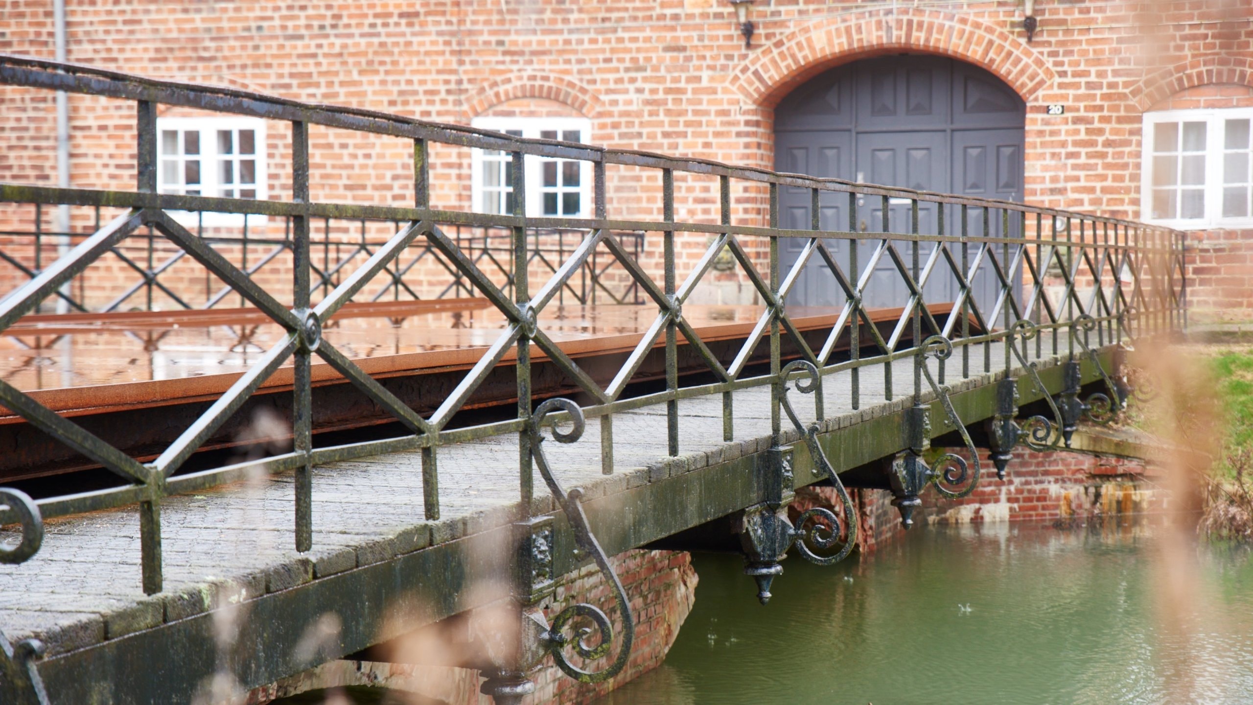 Horsens featuring a bridge and a river or creek