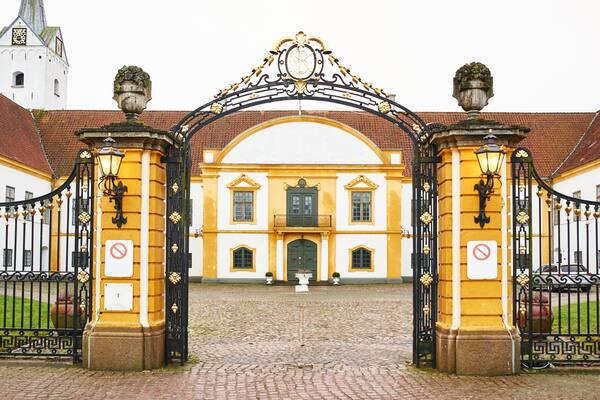 Dronninglund featuring heritage architecture and a house