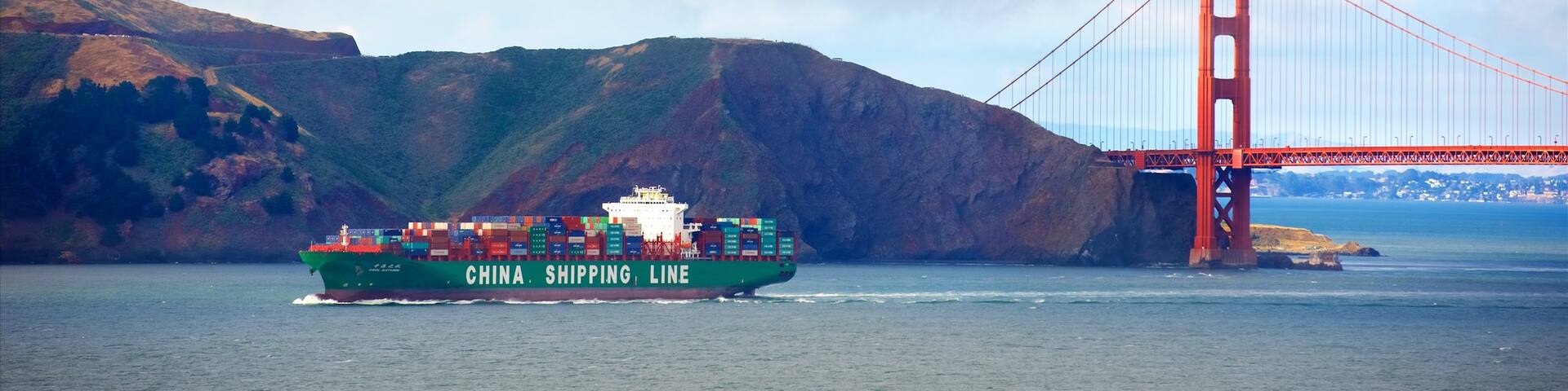 Land\'s End which includes mist or fog, boating and a bridge