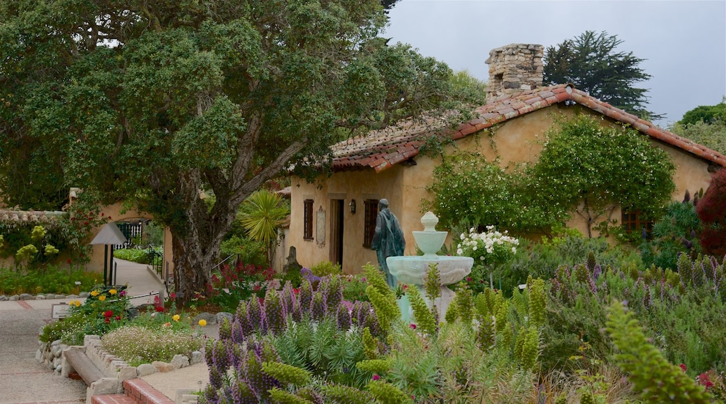 Carmel mostrando uma casa e um jardim