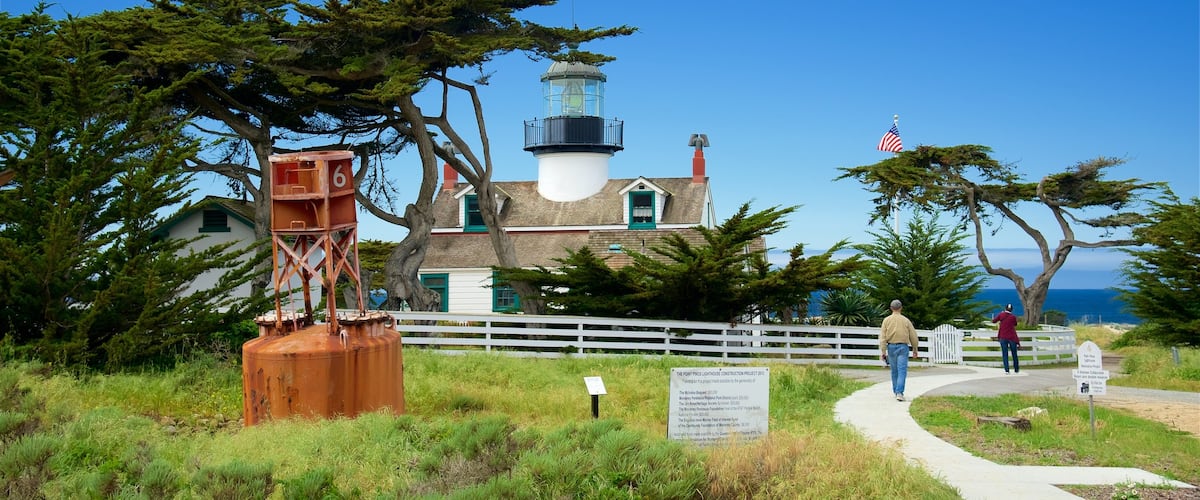 Monterey Wine Country showing a lighthouse and a park