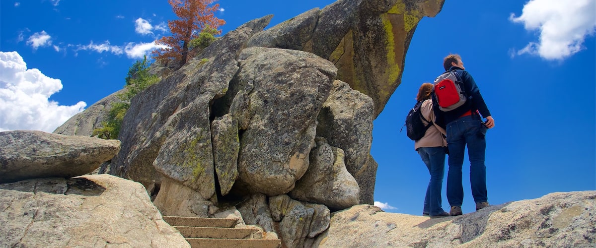 Sequoia National Park que incluye situaciones tranquilas y también una pareja