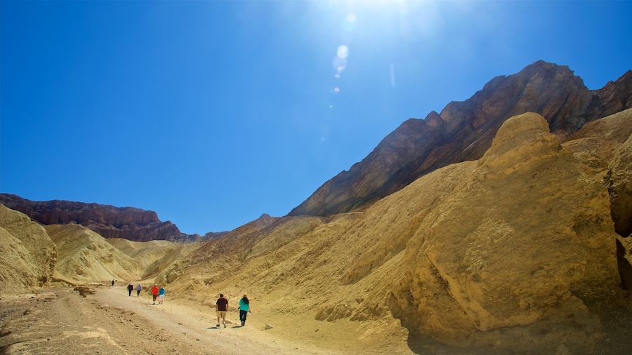 Valle della Morte mostrando vista del deserto, paesaggi rilassanti e escursioni o camminate
