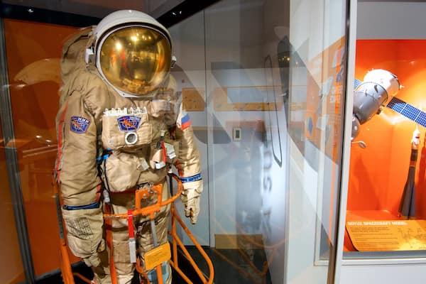 Chabot Space and Science Center das einen Innenansichten