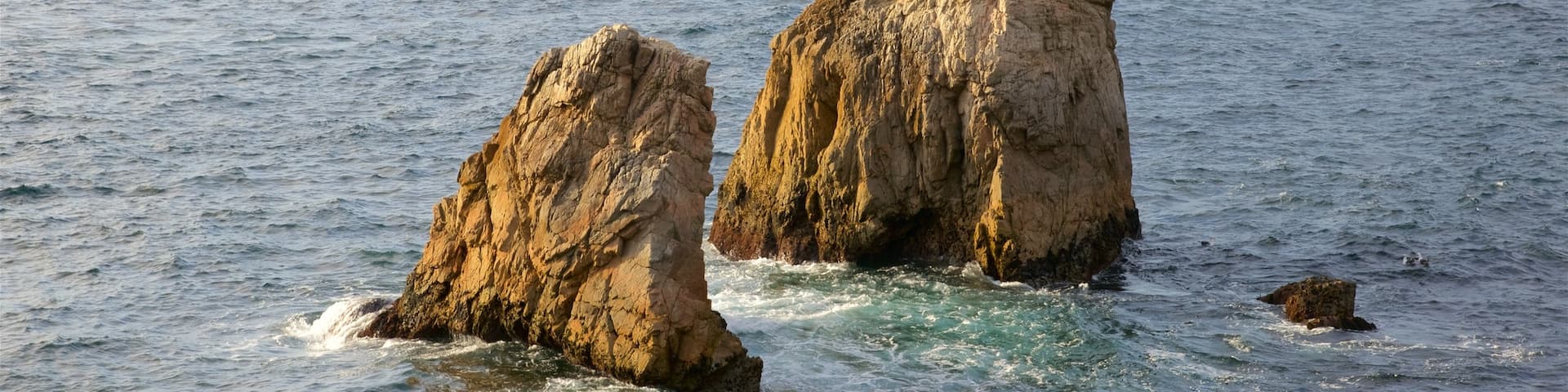 Garrapata Beach showing rocky coastline