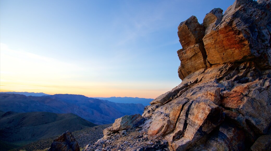 Death Valley featuring a sunset and tranquil scenes