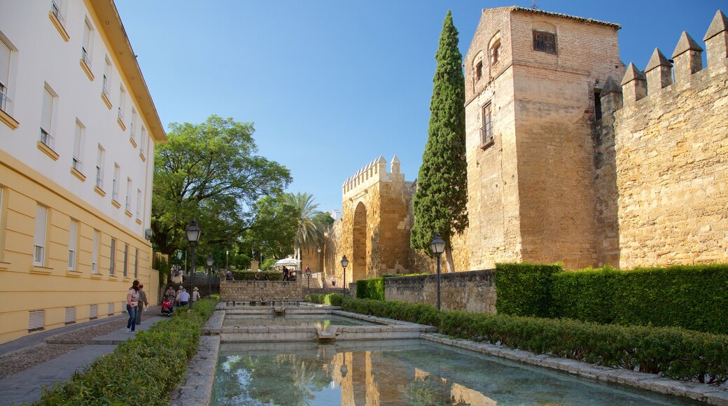 Córdoba caracterizando cenas de rua e um lago