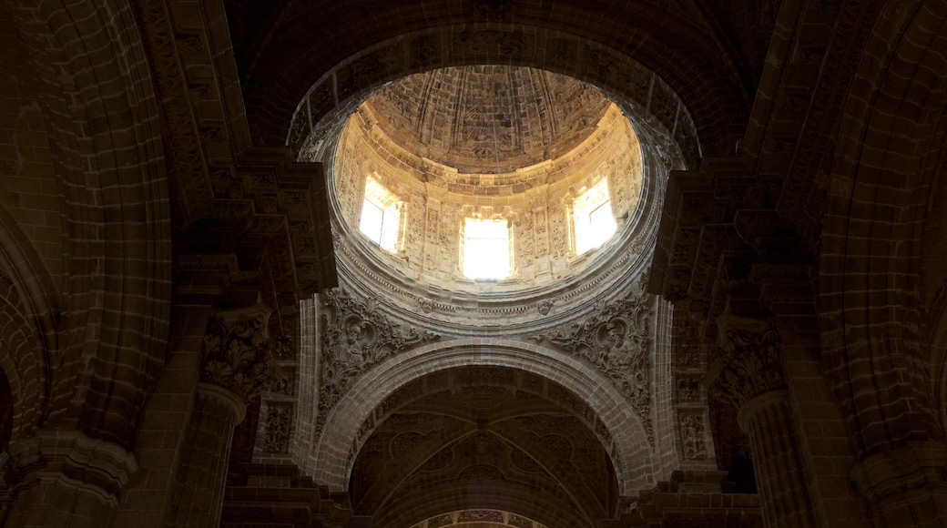 Catedral de Jerez mostrando elementos patrimoniales y vistas de interior