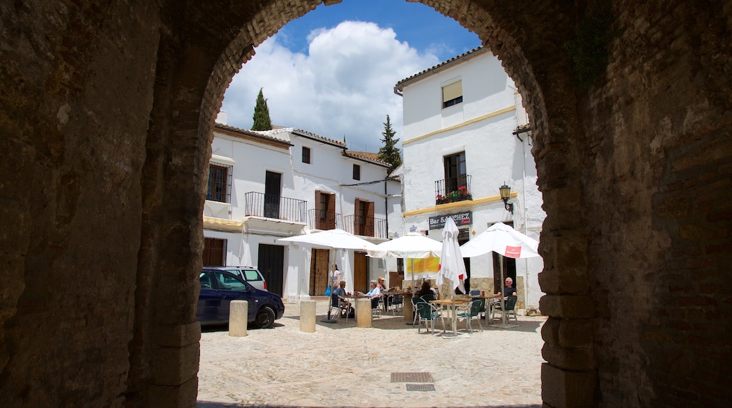 Puerta de Almocabar showing a square or plaza