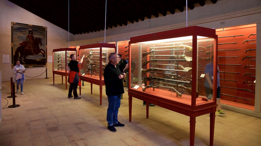 Ronda Bullring Museum showing interior views as well as a small group of people