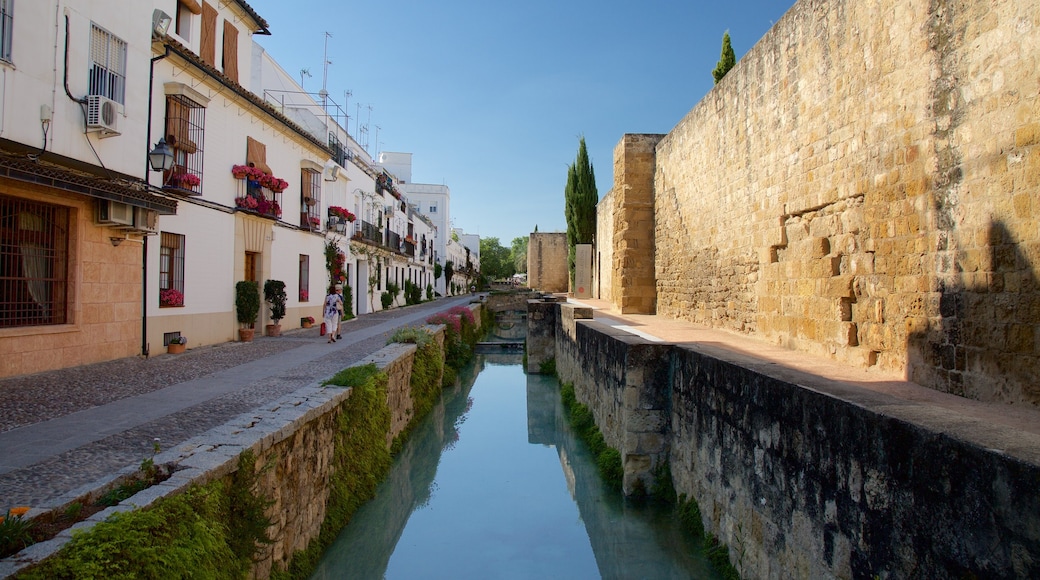 Córdoba mostrando un pueblo y un río o arroyo