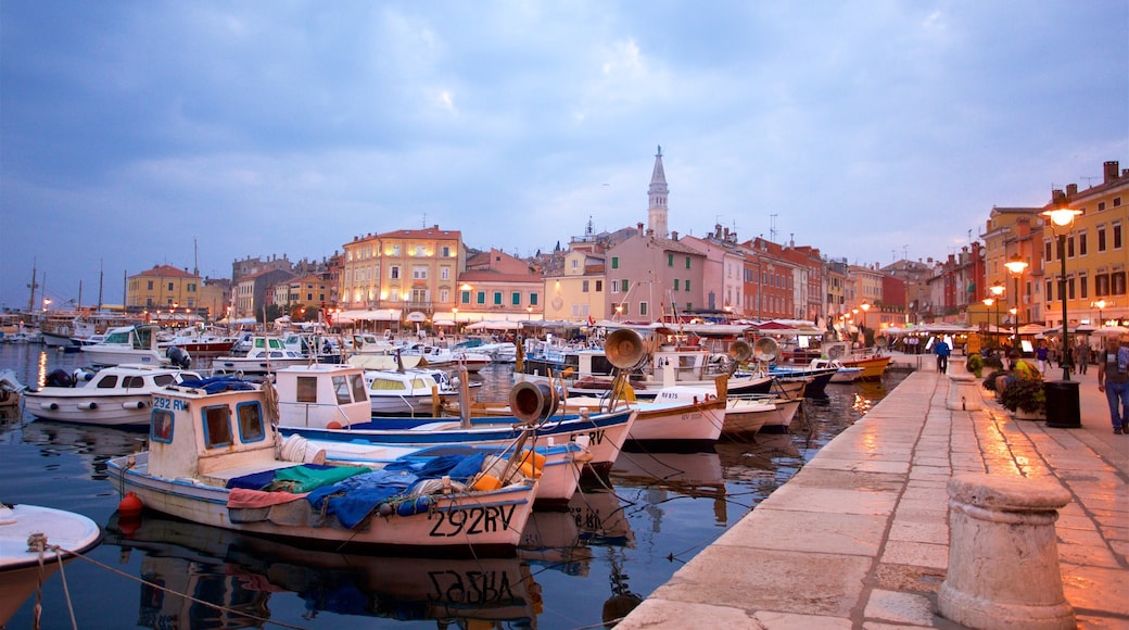 Istria featuring a marina, a bay or harbour and boating