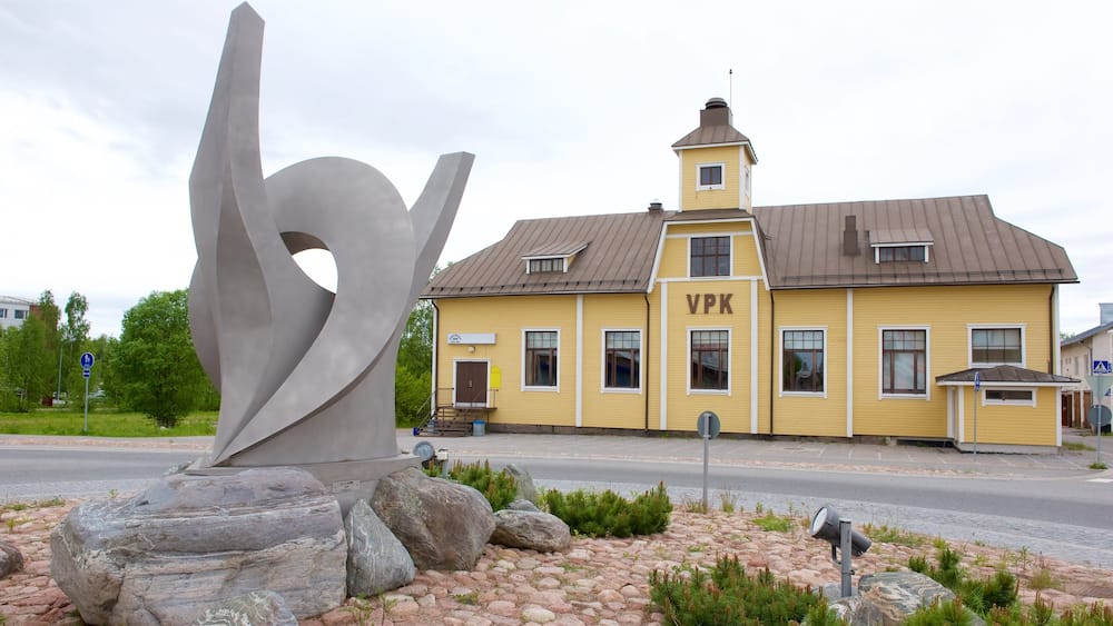 Kemijarvi featuring outdoor art