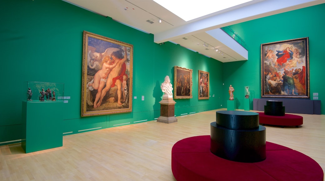 Museum Kunstpalast showing art and interior views