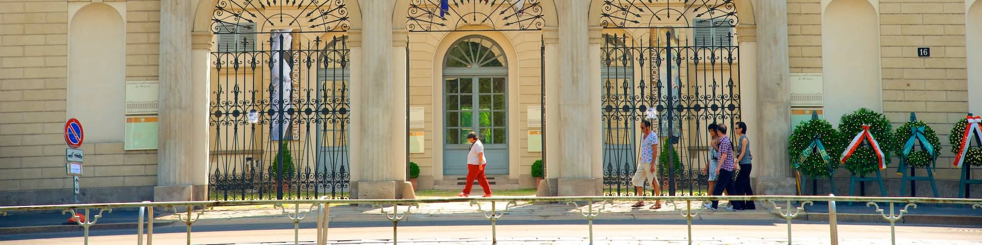 Padiglione d´Arte Contemporanea welches beinhaltet Geschichtliches