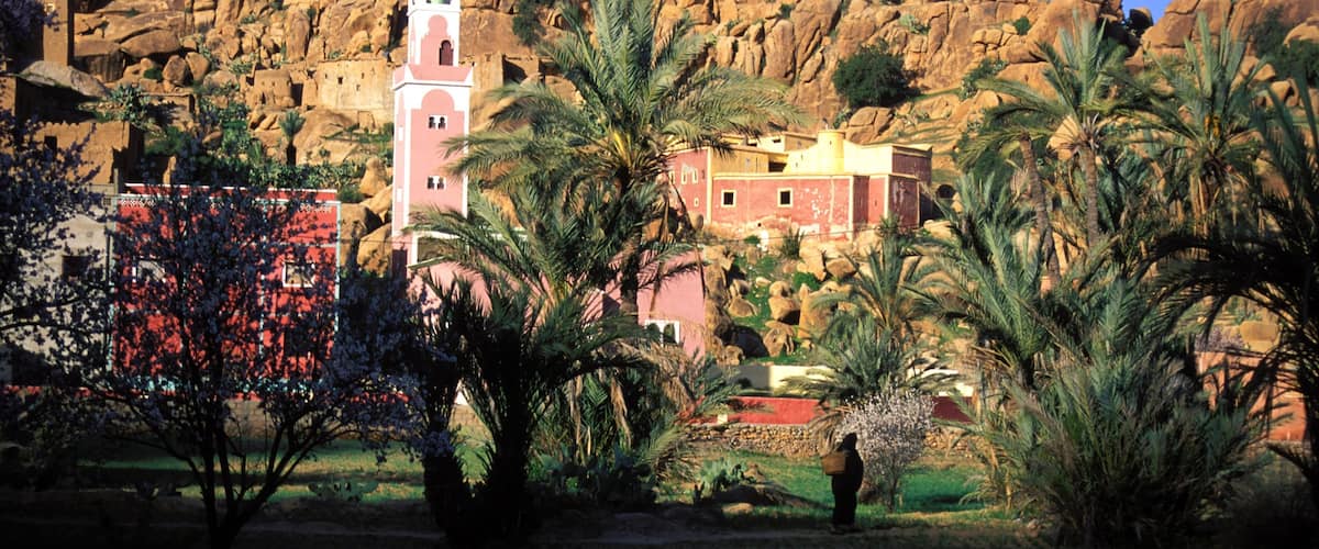 Morocco featuring a gorge or canyon and heritage architecture