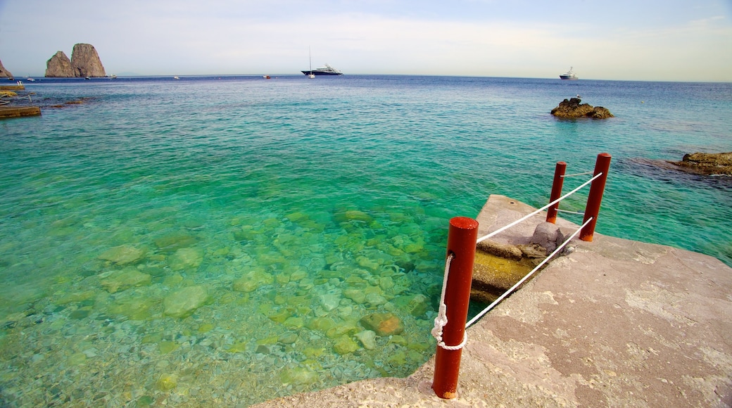 Marina Piccola which includes general coastal views