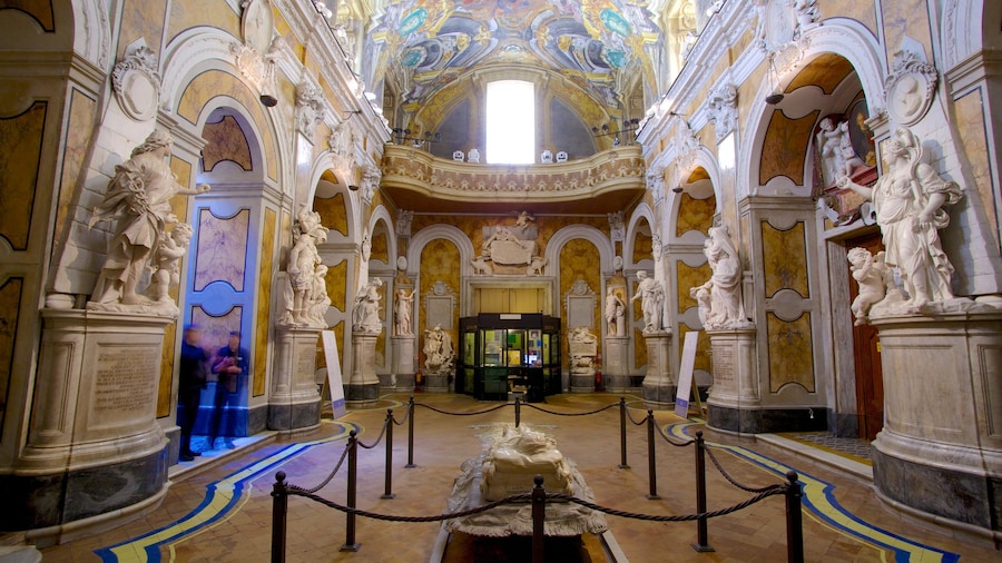 Cappella Sansevero che include chiesa o cattedrale, elementi religiosi e architettura d\'epoca