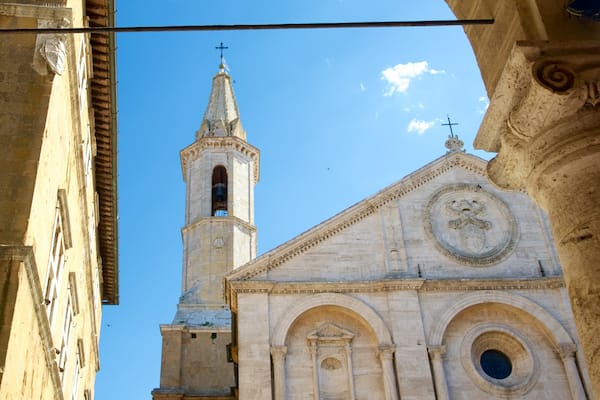 Cathedral of Pienza featuring heritage elements, religious aspects and a church or cathedral