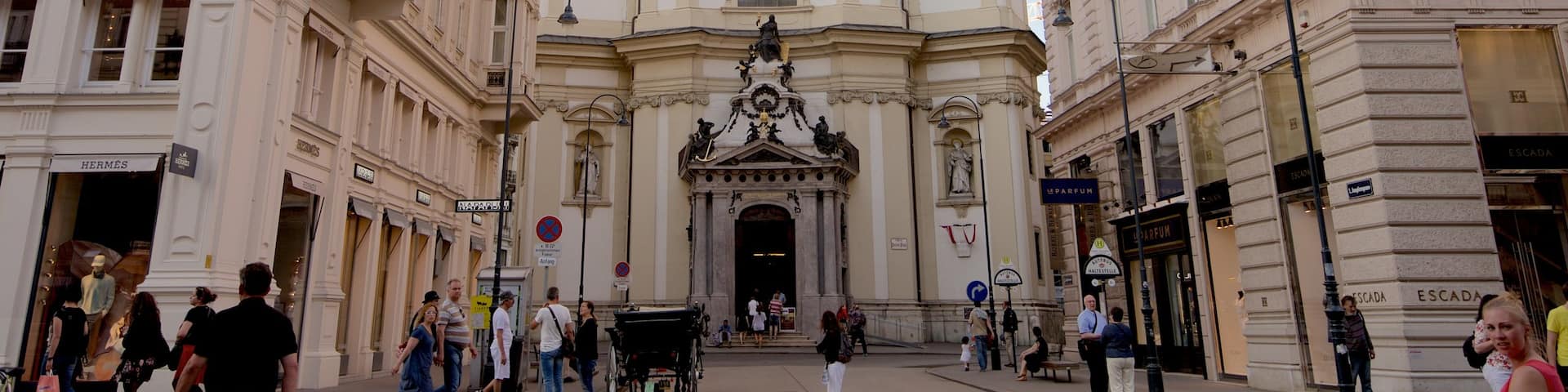 St. Peter\'s Church featuring a city, street scenes and a church or cathedral