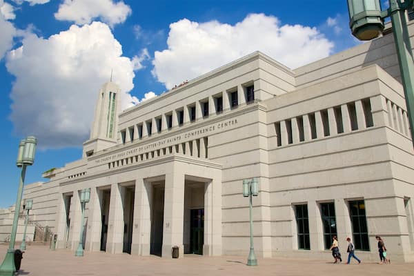 Conference Center which includes a square or plaza and modern architecture