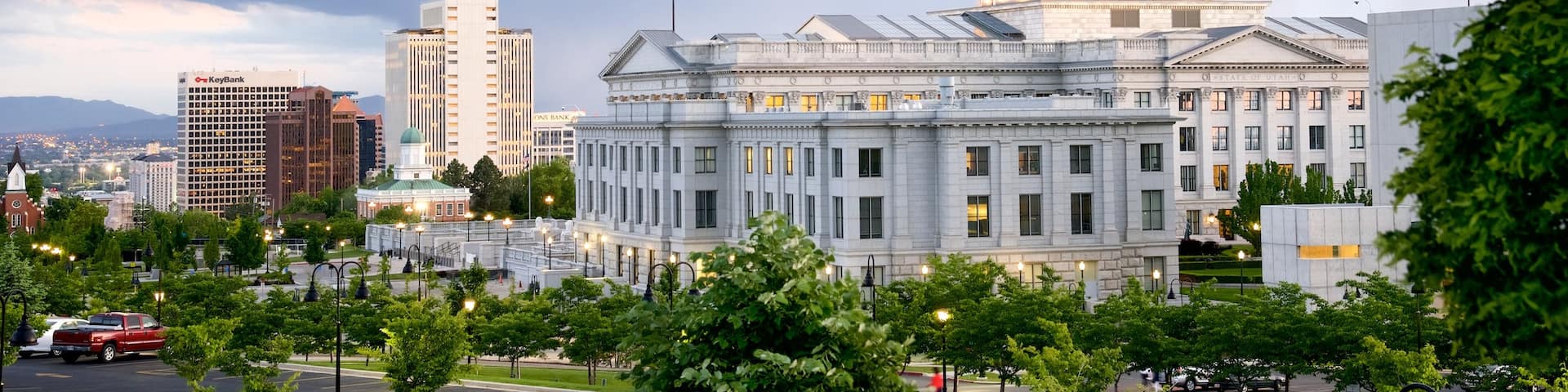Utah State Capitol which includes an administrative buidling and heritage architecture