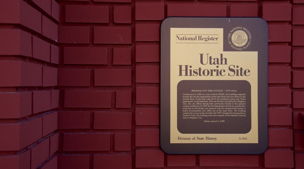 Brigham City featuring signage