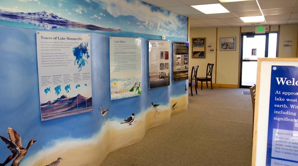 Great Salt Lake State Park featuring interior views