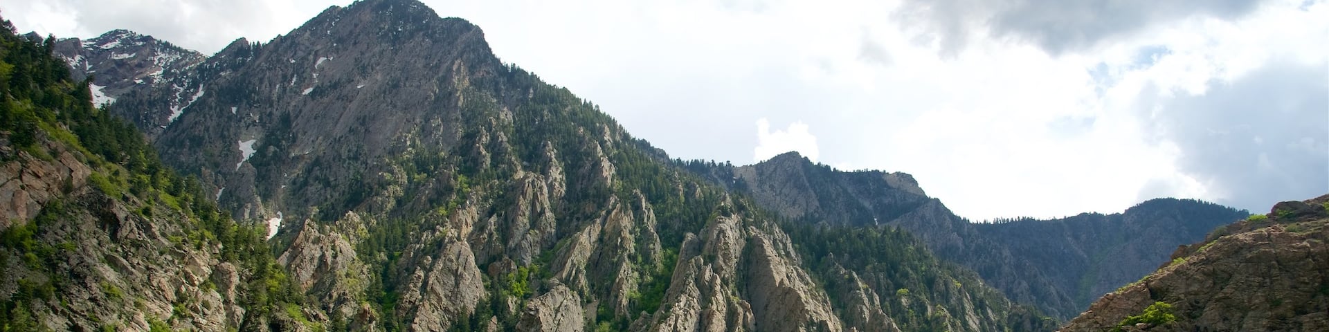 Salt Lake City which includes tranquil scenes and a gorge or canyon