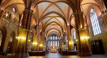 Budapest showing interior views, heritage elements and a church or cathedral