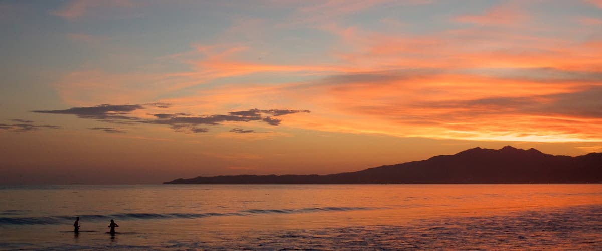 Nuevo Vallarta Beach featuring general coastal views, a sandy beach and a sunset
