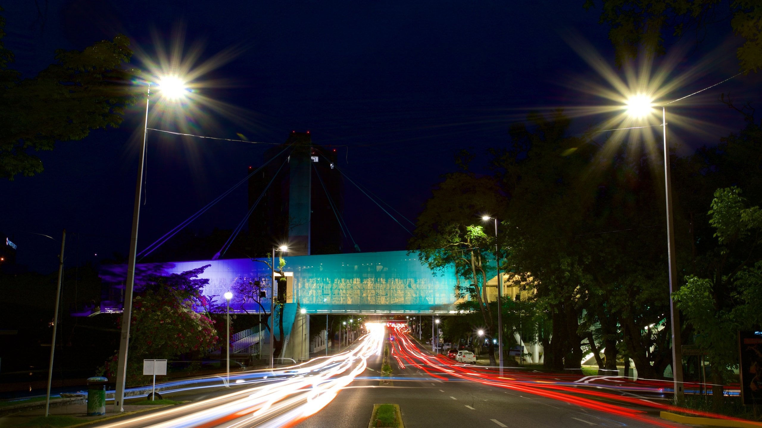 Villahermosa featuring night scenes