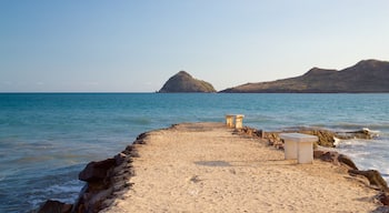 Zona Dorada featuring a sandy beach, mountains and general coastal views