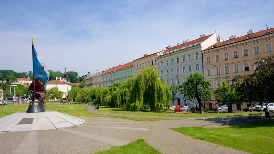 Mala Strana featuring a square or plaza and a park