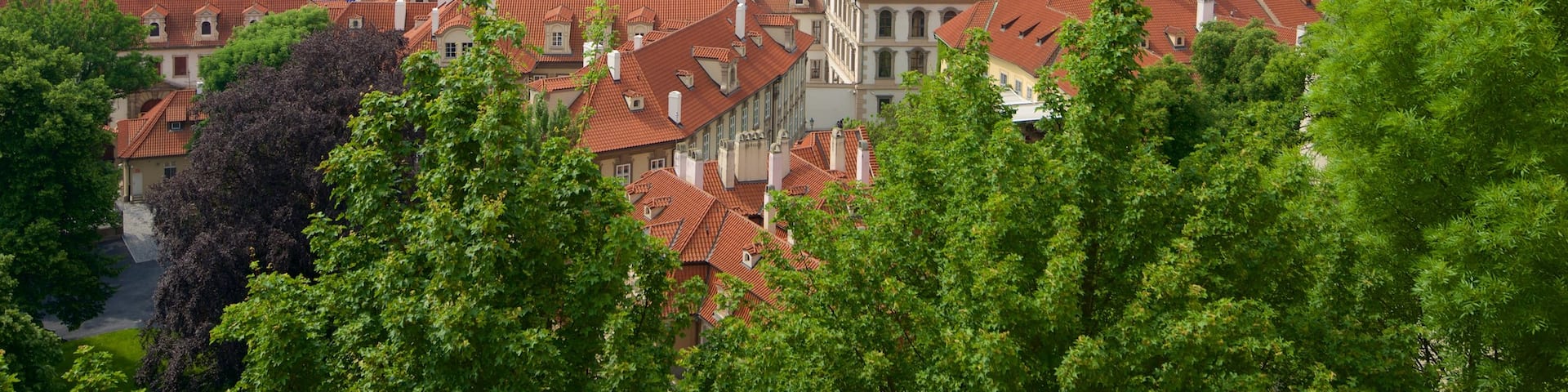 Mala Strana featuring a city and landscape views