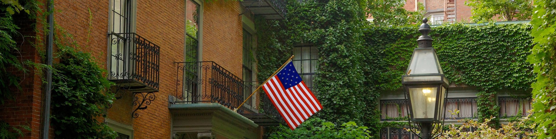 Beacon Hill which includes a city and heritage architecture
