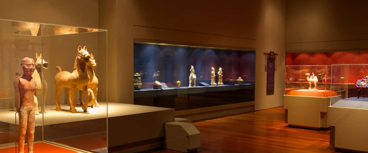 Museu Bowers que inclui vistas internas