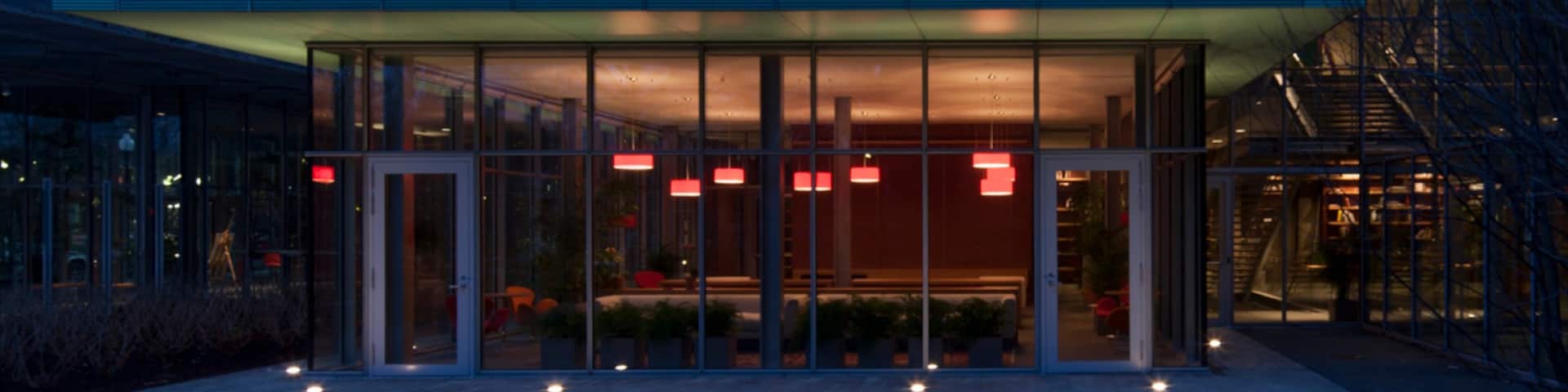 Isabella Stewart Gardner Museum featuring modern architecture, a city and night scenes