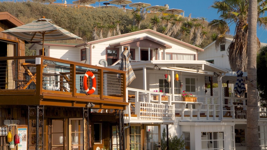 Crystal Cove State Park montrant maison et parc