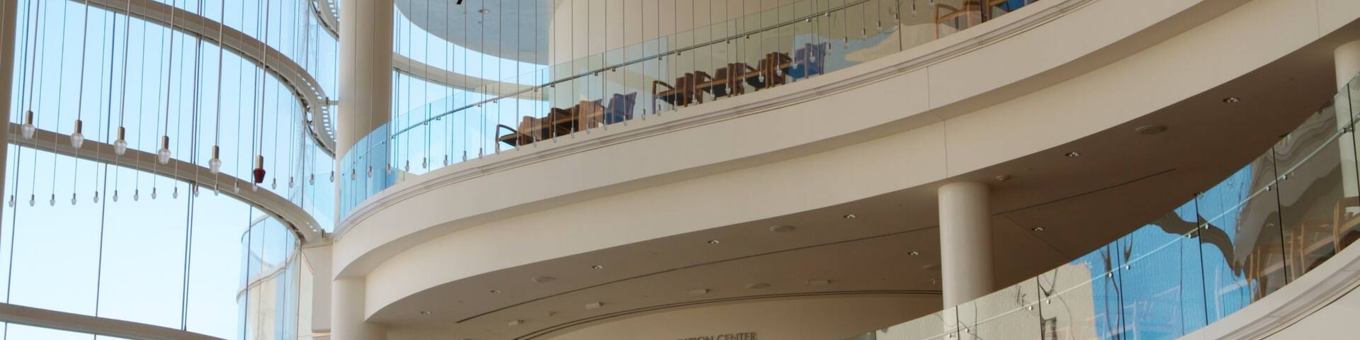 Segerstrom Center for the Arts featuring a city, modern architecture and interior views