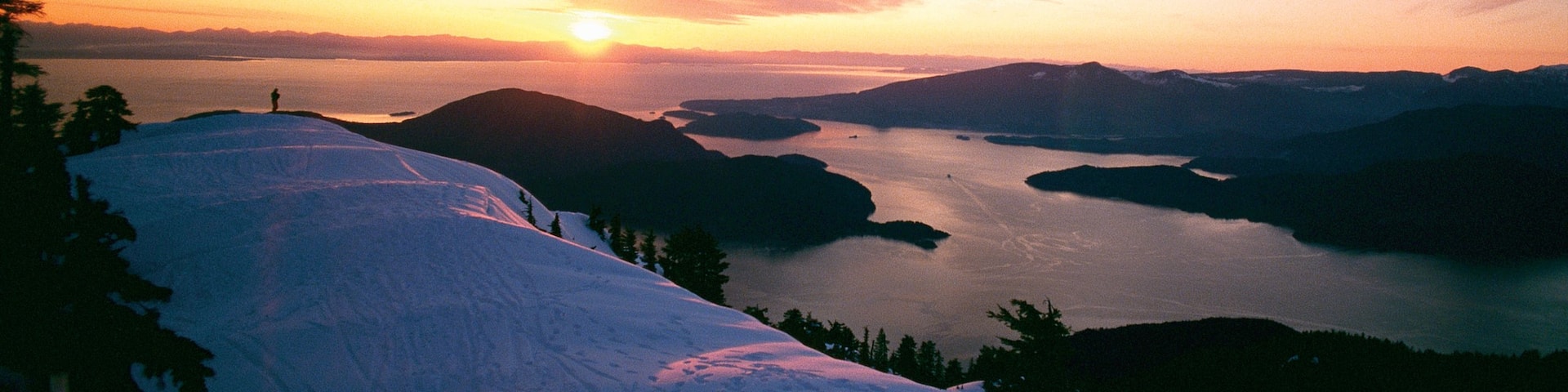Cypress Mountain das einen Berge, allgemeine Küstenansicht und Landschaften