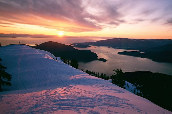 Cypress Mountain das einen Berge, allgemeine Küstenansicht und Landschaften