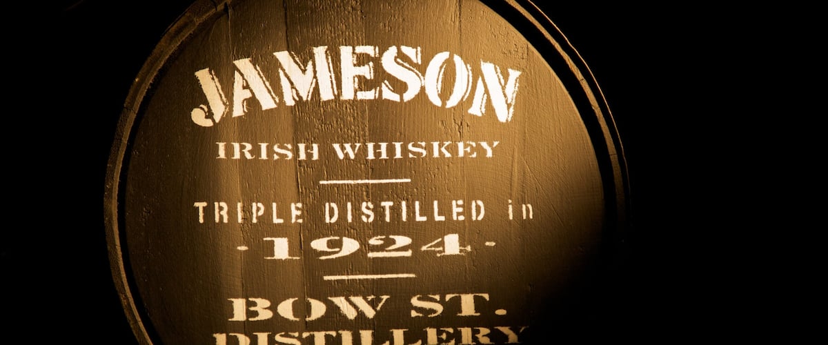 Old Jameson Distillery showing signage