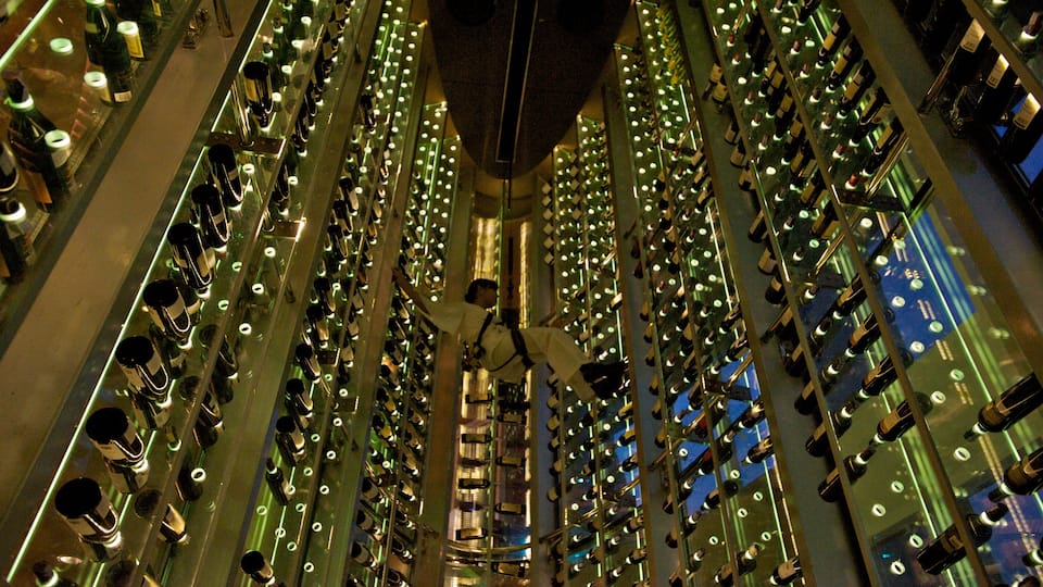 Bangkok showing modern architecture and interior views as well as an individual male